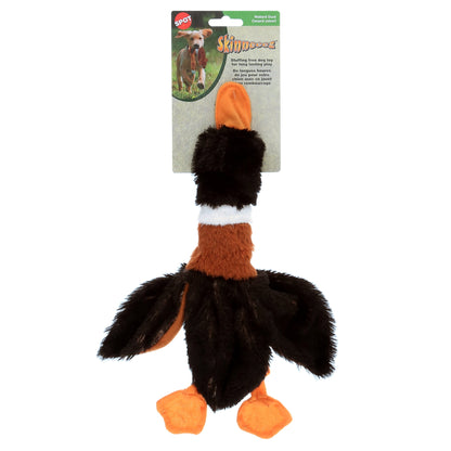 Skinneeez Plush Stuffing Free Duck Dog Toy, 14.5"