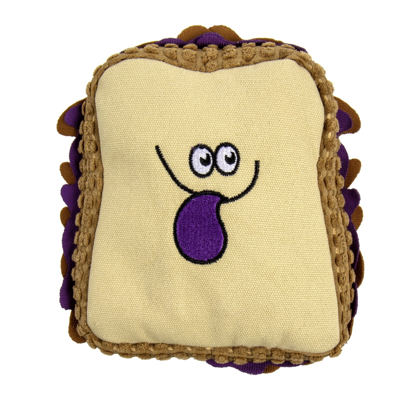 PBJ Squeaky Plush Chew Guard Dog Toy, Medium